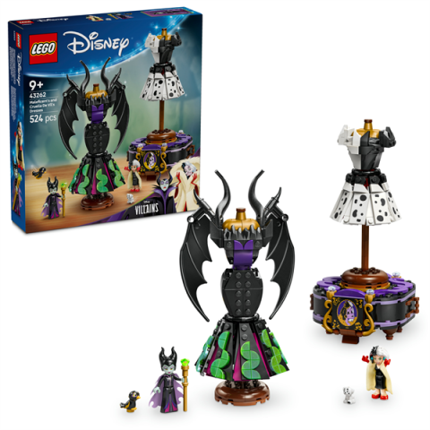 Конструктор LEGO Disney Villains Сукні Малефісенти та Лютелли де Віль 524 деталі (43262) арт: 43262