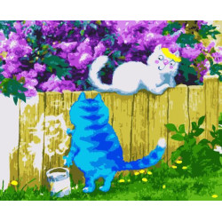 Картина по номерам Животные. Весенняя романтика, , 40х50см, в термопакете, Artissimo (PN4670)