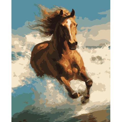 Картина за номерами Тварини. Назустріч вітру, , 40х50см, в термопакеті, Artissimo (PN1108)