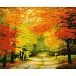 Картина за номерами Пейзаж. Осінній ліс, , 40х50см, в термопакеті, Artissimo (PN0169)