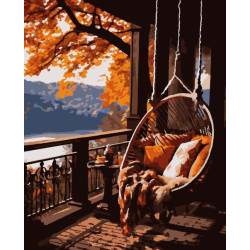 Картина по номерам Пейзаж. Уютная веранда, , 40х50см, в термопакете, Artissimo (PN9536)