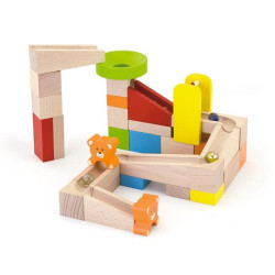 Дерев'яний ігровий набір Viga Toys Гірки для куль (51619) (51619)
