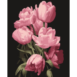 Картина за номерами Квіти. Тюльпани, 40х50см, термопакет, Artissimo (PN1975)