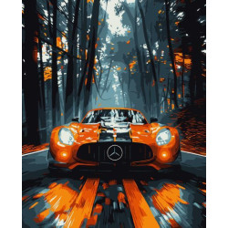 Картина за номерами Транспорт. Мерседес, 40х50см, в термопакеті, Artissimo (PN9656)