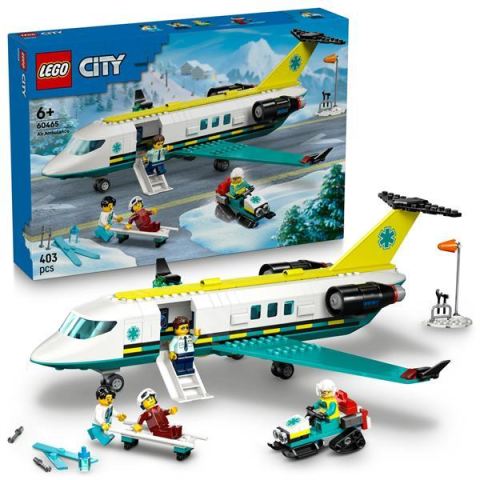 Конструктор LEGO City Самолет скорой медицинской помощи 403 детали (60465)