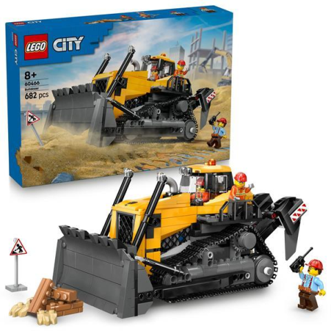 Конструктор LEGO City Желтый бульдозер 682 детали (60466)
