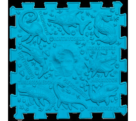 Коврик массажный  Пазлы Микс Аквазавры 1 элемент 26x26 см, Ortek (11628)