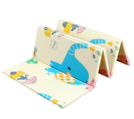 Детский развивающий коврик двусторонний 180х200 см складной  40x90 см, HBC (11527)