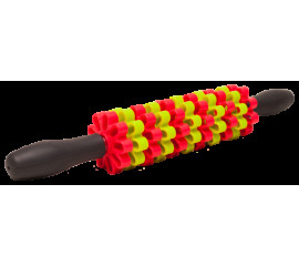 Роликовый ручной массажер-палка для глубокого массажа мышц 8x45 см, HBC (11620)