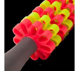 Роликовый ручной массажер-палка для глубокого массажа мышц 8x45 см, HBC (11620)