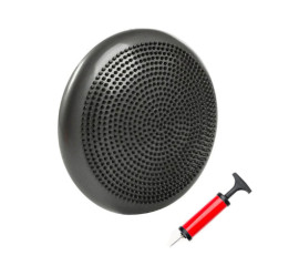 Балансировочная подушка массажная D 33см надувная с насосом 33x33 см, HBC (10401)