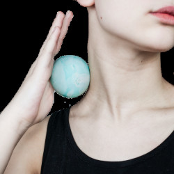 Массажный мяч для МФР Тяжелый Фасциальный мяч для фитнеса и йоги 6,5см 6x6 см, HBC (10664)