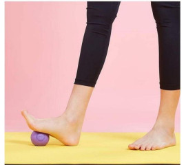 Массажный мяч для МФР Тяжелый Фасциальный мяч для фитнеса и йоги 6,5см 6x6 см, HBC (10664)