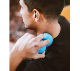 Двойной массажный мяч 12х6см Тяжелый фасциальный мяч 6x12 см, Ортек (10883)