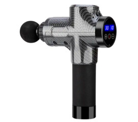 Масажний пістолет - вібраційний масажер 20в1 + чохол 27x22 см, HBC (11054)