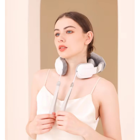 Масажер-воротник для шиї електричний з підігрівом 22x22 см, Beauty Gadgets (11537)