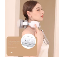Масажер-воротник для шиї електричний з підігрівом 22x22 см, Beauty Gadgets (11537)