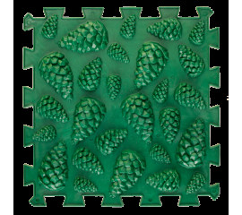 Коврик массажный  Пазлы Микс Шишки 1 элемент 26x26 см, Ortek (07786)