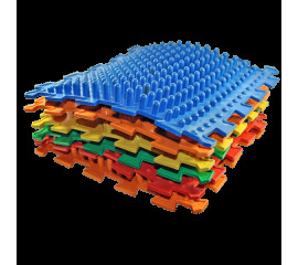 Коврик массажный  Пазлы Микс Аквазавры 1 элемент 26x26 см, Ortek (11628)