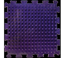 Коврик массажный  Пазлы Микс Шипы 1 элемент 26x26 см, Ortek (07787)