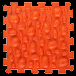 Коврик массажный  Пазлы Микс  Ежики 1 элемент 26x26 см, Ortek (07788)