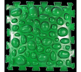 Коврик массажный  Пазлы Микс  Ежики 1 элемент 26x26 см, Ortek (07788)