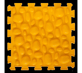 Коврик массажный  Пазлы Микс  Ежики 1 элемент 26x26 см, Ortek (07788)