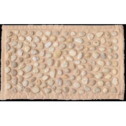 Коврик массажный с натуральной галькой "Ортек" SOFT 74х44см 34x40 см, Ortek (10184)