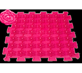 Акупунктурный массажный коврик Лотос 6 элементов 27x28 см, Ortek (09533)