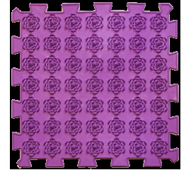 Акупунктурный массажный коврик Лотос 6 элементов 27x28 см, Ortek (09533)