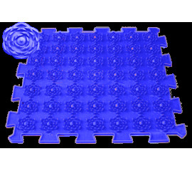 Акупунктурный массажный коврик Лотос 6 элементов 27x28 см, Ortek (09533)