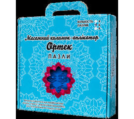 Акупунктурный массажный коврик Лотос 4 элемента 27x28 см, Ortek (09532)