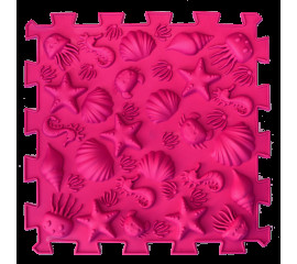 Масажний килимок Ортек Мега Мікс Пазли 12 елементів ОНОВЛЕНИЙ 27x27 см, Ortek (13207)