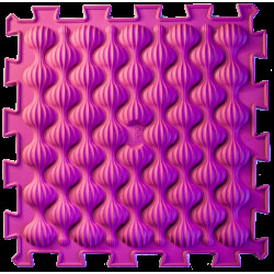 Коврик массажный  Пазлы Микс Ракушки 1 элемент 26x26 см, Ortek (10882)