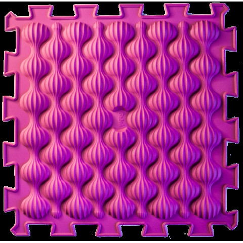 Коврик массажный  Пазлы Микс Ракушки 1 элемент 26x26 см, Ortek (10882)