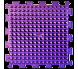 Коврик массажный  Пазлы Микс Башни 1 элемент 26x26 см, Ortek (10914)