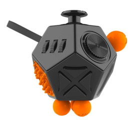 Кубик Fidget для развития мелкой моторики Сенсорная игрушка-антистресс 7x7 см, HBC (11648)