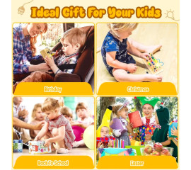 Бизиборд Монтессори на батарейках 12x21 см, HBC (12728)