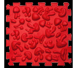 Масажний килимок Ортек Пазли 8 ел. + 8 Трикутників 28x28 см, Ortek (12732)