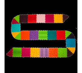 Масажний килимок Ортек Пазли 18 ел. + 10 Трикутників 30x30 см, Ortek (12737)