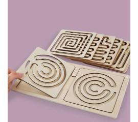 Межполушарная доска со съемными вкладышами 17x32 см, HBC (12792)