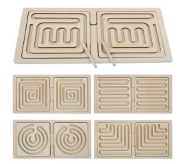 Межполушарная доска со съемными вкладышами 17x32 см, HBC (12792)