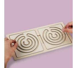 Межполушарная доска со съемными вкладышами 17x32 см, HBC (12792)