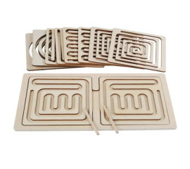 Межполушарная доска со съемными вкладышами 17x32 см, HBC (12792)