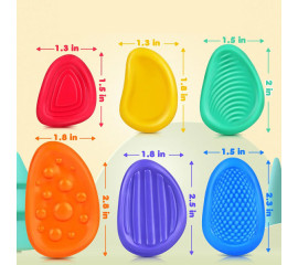 Сенсорні антистрес-камінці для дітей з особливими потребами 11x13 см, HBC (12838)