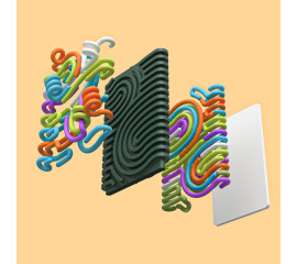 Сенсорная доска с 3D-лабиринтом  11x16 см, HBC (12984)