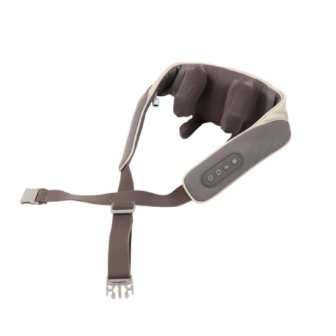 Портативный шиацовый массажер для глубоких тканей спины и шеи, с функцией тепла 24.5x16 см, HBC (13110)