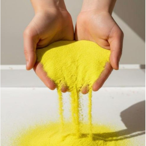 Кольоровий пісок для пісочної терапії та анімації 0,2–0,8 мм | Аксесуар до пісочних столів | РОЖЕВИЙ