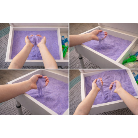 Кольоровий пісок для пісочної терапії та анімації 0,2–0,8 мм | Аксесуар до пісочних столів | БУЗКОВИЙ арт: SB-2895542946