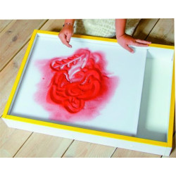 Кольоровий пісок для пісочної терапії та анімації 0,2–0,8 мм | Аксесуар до пісочних столів | ЧЕРВОНИЙ